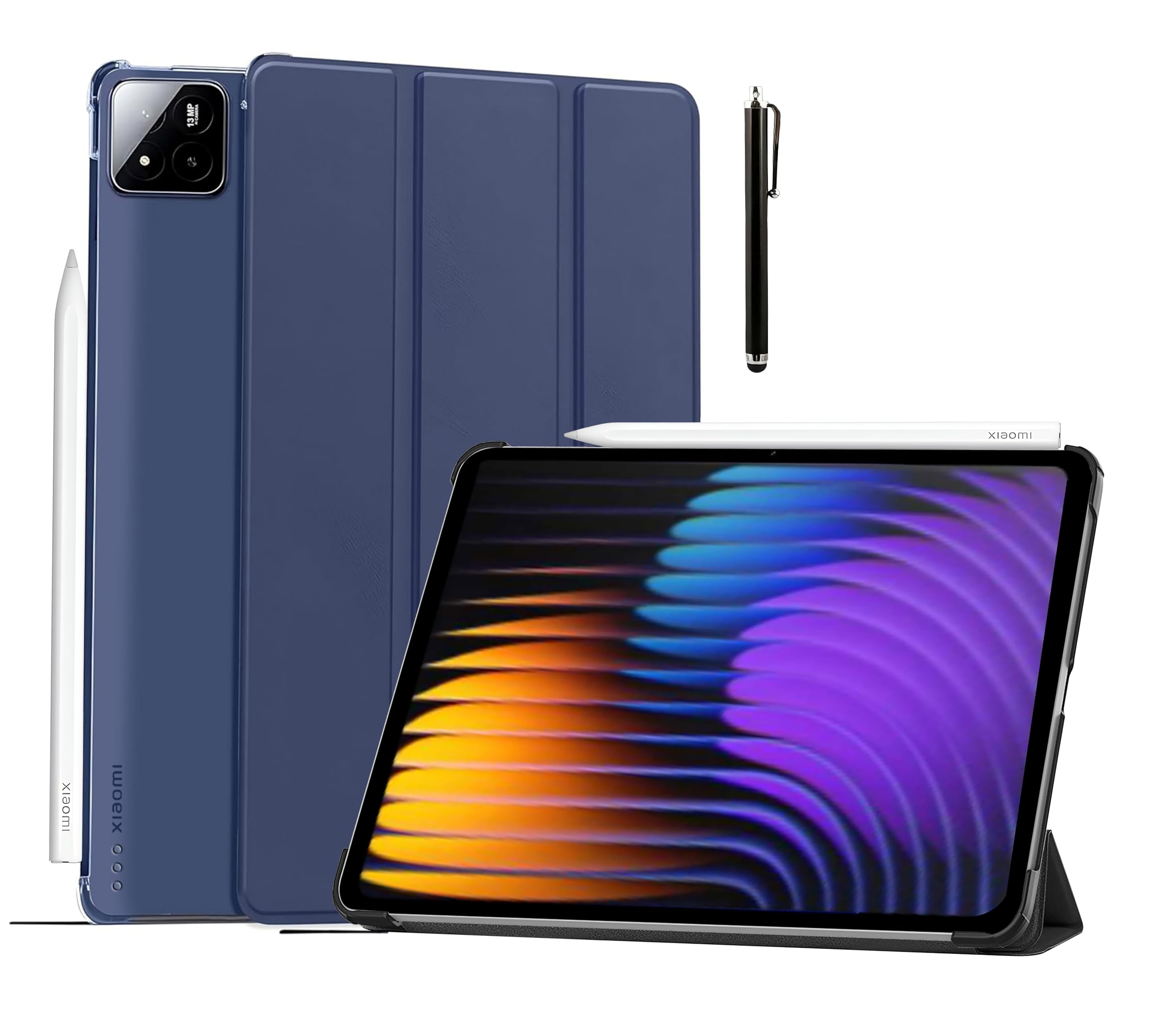 Xiaomi Pad 7 Pro ブルー カバー付き ProElite Cover for Xiaomi Mi Pad 7/7 Pro 11.2 inch Case Cover
